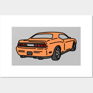 super muscle car Posters and Art